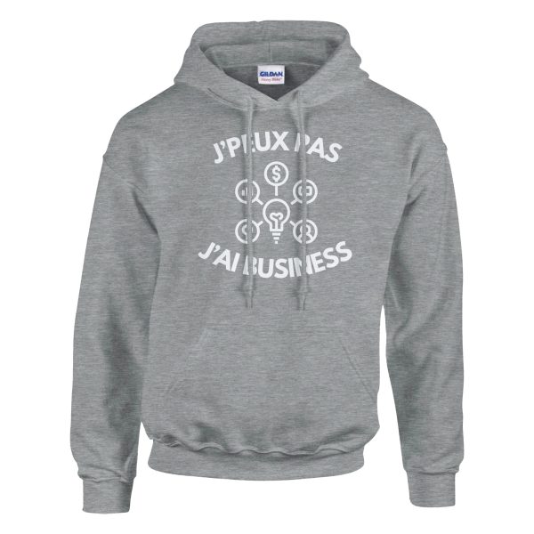 Sweat a capuche Je peux pas j’ai business