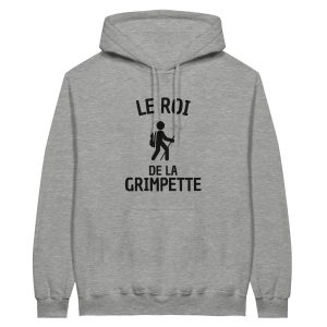 Sweat a capuche Montagne Le roi de la grimpette Sweat a capuche Montagne Le roi de la grimpette