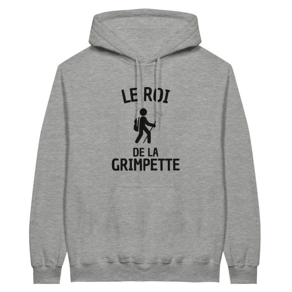 Sweat a capuche Montagne Le roi de la grimpette