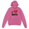 Sweat a capuche Motard I love moto