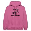 Sweat a capuche Motard Je suis polygame