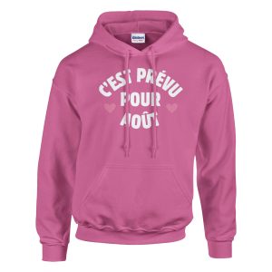 Sweat a capuche annonce grossesse C’est prevu pour Aout