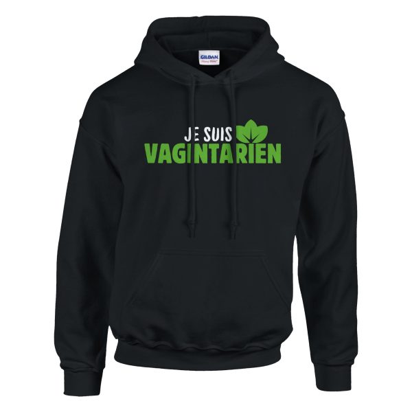 Sweat a capuche beauf Je suis vagintarien