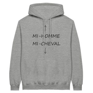 Sweat a capuche beauf Mi homme Mi cheval