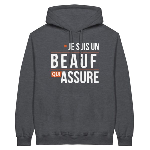 Sweat a capuche beauf je suis un beauf qui assure