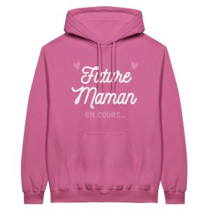 Sweat a capuche maman Future maman en cours Sweat a capuche maman Future maman en cours