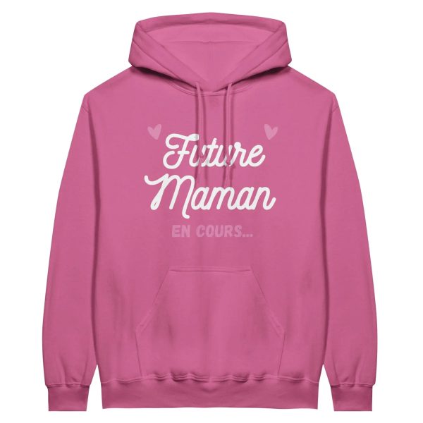 Sweat a capuche maman Future maman en cours