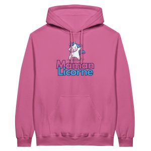 Sweat a capuche maman Maman licorne Sweat a capuche maman Maman licorne