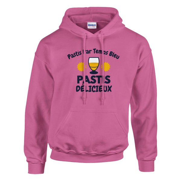 Sweat a capuche pastis Pastis par temps bleu pastis delicieux