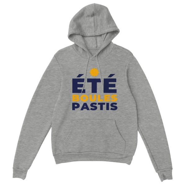 Sweat a capuche pastis ete boules pastis