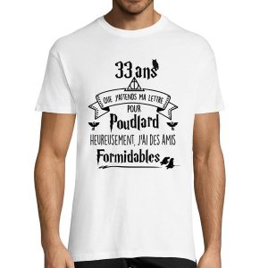 T-Shirt Homme Anniversaire 33 Ans