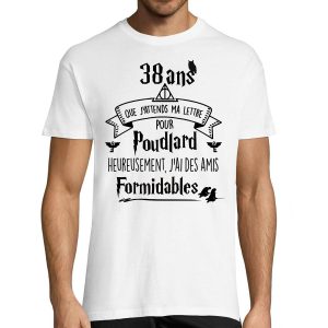 T-Shirt Homme Anniversaire 38 Ans