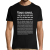 T-Shirt Homme charpentier Bon ou Mauvais