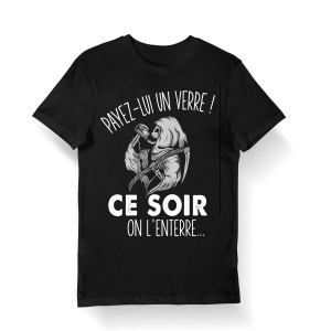 T-shirt Enterrement Vie de Garcon  Jeune fille – Tee Shirt Cadeau ideal pour EVG