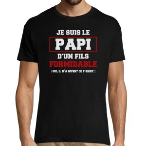 T-shirt Famille Papa d’un fils formidable
