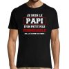 T-shirt Famille Papi d’un petit fils formidable