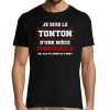 T-shirt Famille Tonton d’une ni�ce formidable