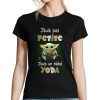 T-shirt Femme Bebe Yoda Petite