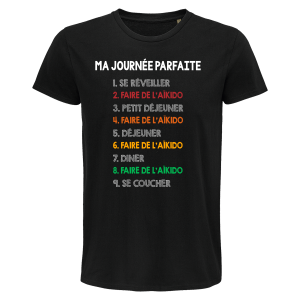T-shirt Homme Aikido Journee Parfaite