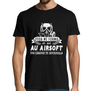 T-shirt Homme Airsoft une legende tu deviendras