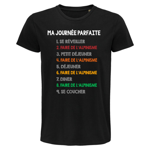T-shirt Homme Alpinisme Journee Parfaite