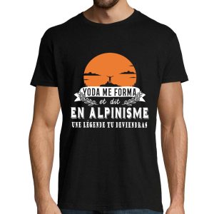 T-shirt Homme Alpinisme une legende tu deviendras