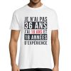 T-shirt Homme Anniversaire 36 ans Experience