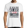 T-shirt Homme Anniversaire 49 ans Experience