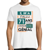 T-shirt Homme Anniversaire 71 ans
