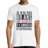 T-shirt Homme Anniversaire 89 ans Experience