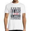 T-shirt Homme Anniversaire 93 ans Experience