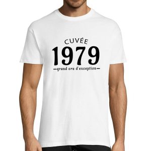 T-shirt Homme Anniversaire Cuvee Grand Cru 1979