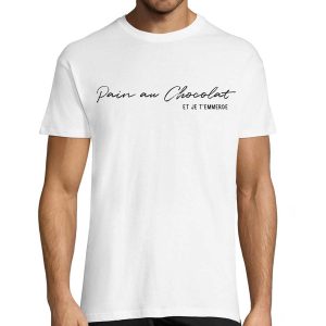 T-shirt Homme Blanc – Pain au Chocolat