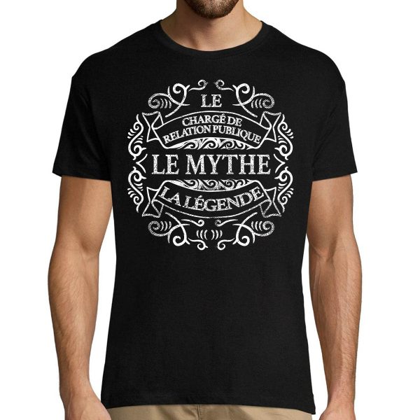 T-shirt Homme Charge de Relations Publiques Mythe Legende
