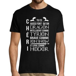 T-shirt Homme Cheri Reference Game of Thrones