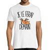 T-shirt Homme Chevreuil  Je le ferai demain