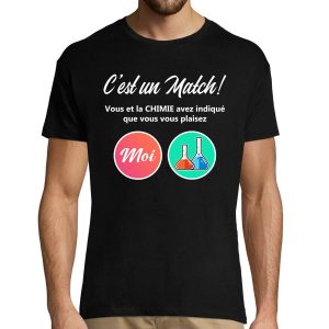 T-shirt Homme Chimie Parodie site de rencontre