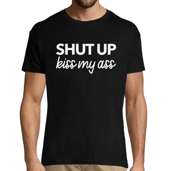 T-shirt Homme Citation OSS117 – Shut Up Kiss My Ass