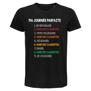 T-shirt Homme Claquettes Journee Parfaite