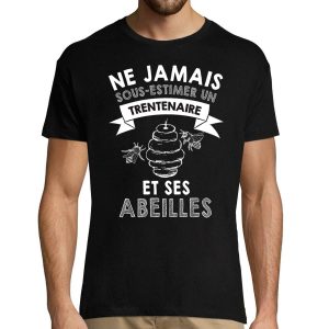 T-shirt Homme abeilles trentenaire