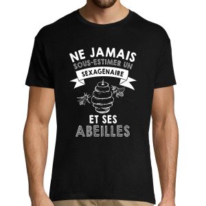 T-shirt homme Abeilles Sexagenaire