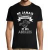 T-shirt homme Abeilles  T-shirt Ne jamais sous-estimer un Septuagenaire