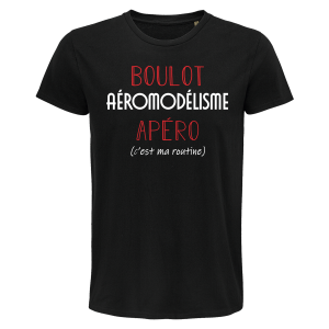 T-shirt homme Aeromodelisme C’est ma Routine