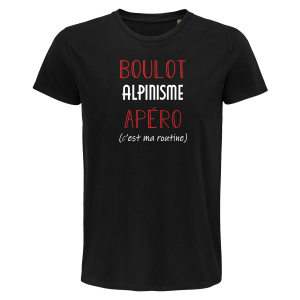 T-shirt homme Alpinisme C’est ma Routine