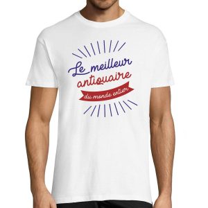 T-shirt homme Antiquaire Le Meilleur du Monde T-shirt homme Antiquaire Le Meilleur du Monde
