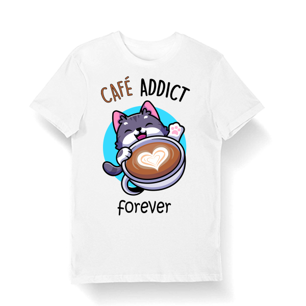 T-shirt homme Cafe Addict