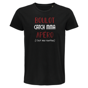 T-shirt homme Catch MMA C’est ma Routine