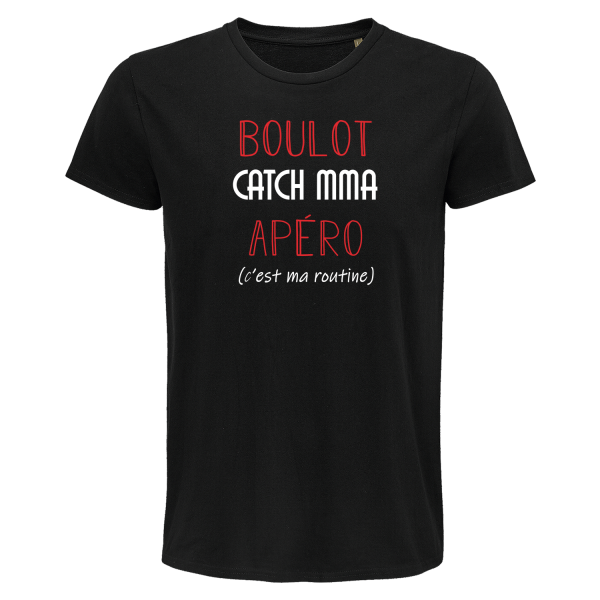 T-shirt homme Catch MMA C’est ma Routine