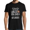 T-shirt homme Cavalier King Charles  Je Travaille Dur