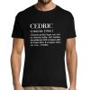 T-shirt homme Cedric  Prenom Definition